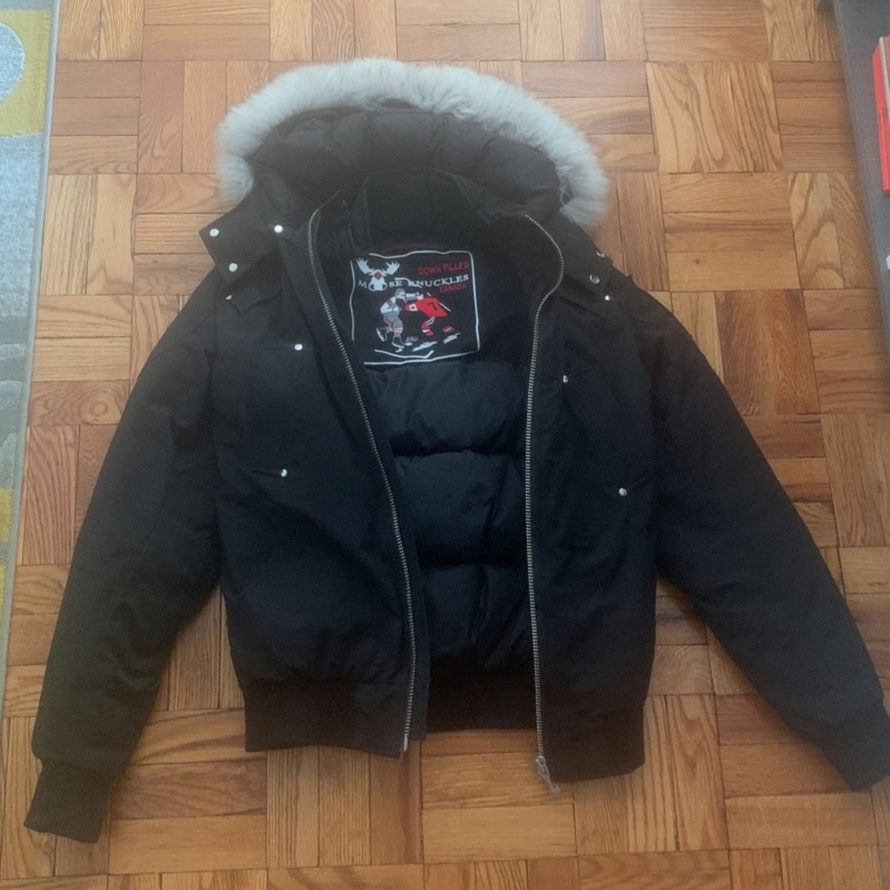 Moose Knuckle BALLISTIC BOMBER black men’s small